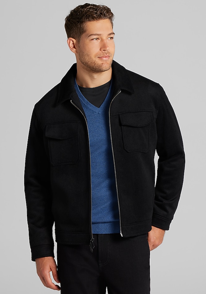 Jos. A. Bank Tailored Fit Ike Bomber Jacket CLEARANCE - Up to 75