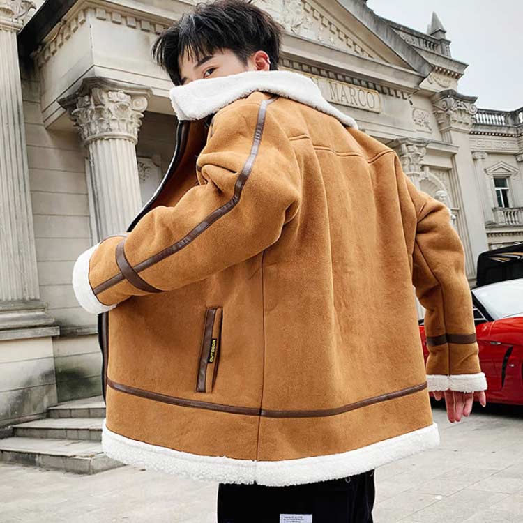 minana / フェイク ムートンコート ジャケット ブルゾン 裏ボア コート