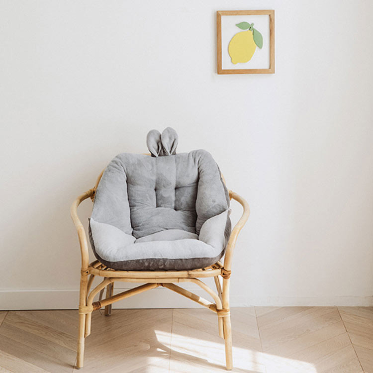 通販生活 楽座椅子（低座椅子）カバーリング＆背あてクッション付 新