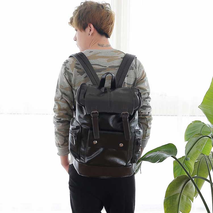 minana / フラップリュック レザー リュック メンズ 大容量 リュック