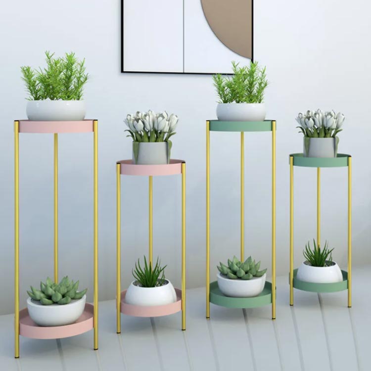 minana / 北欧 フラワースタンド 室内 スリム 花 スタンド アイアン