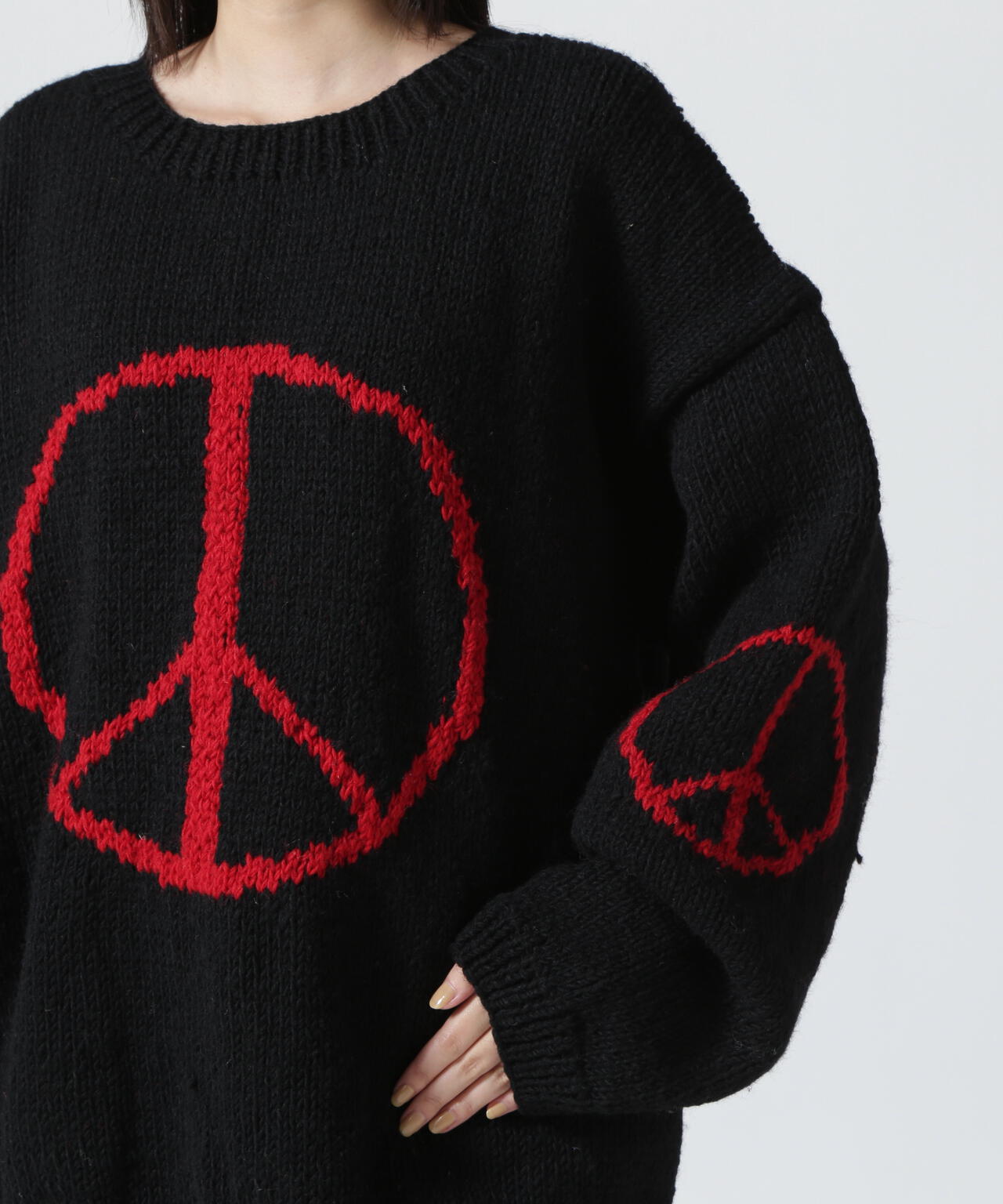 Hiroさん MacMahon Knitting Mills ピースマークニット niche.（ニッチ