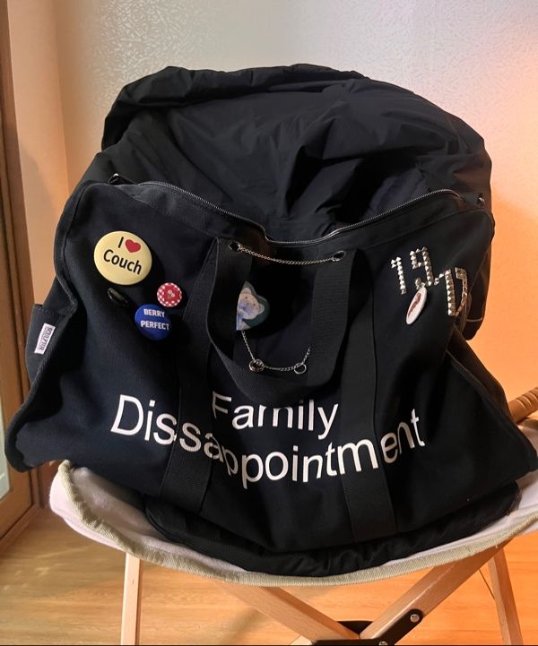MUSINSA公式 | SCULPTOR Family Diss(appointment) Tote Bag Black
