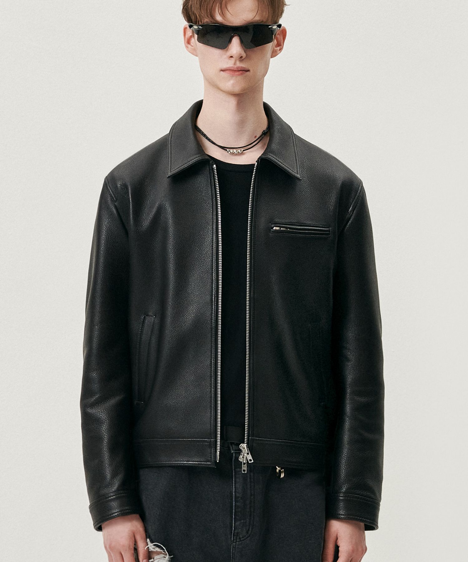 MUSINSA公式 | DOFFJASON 牛革シングルジャケット