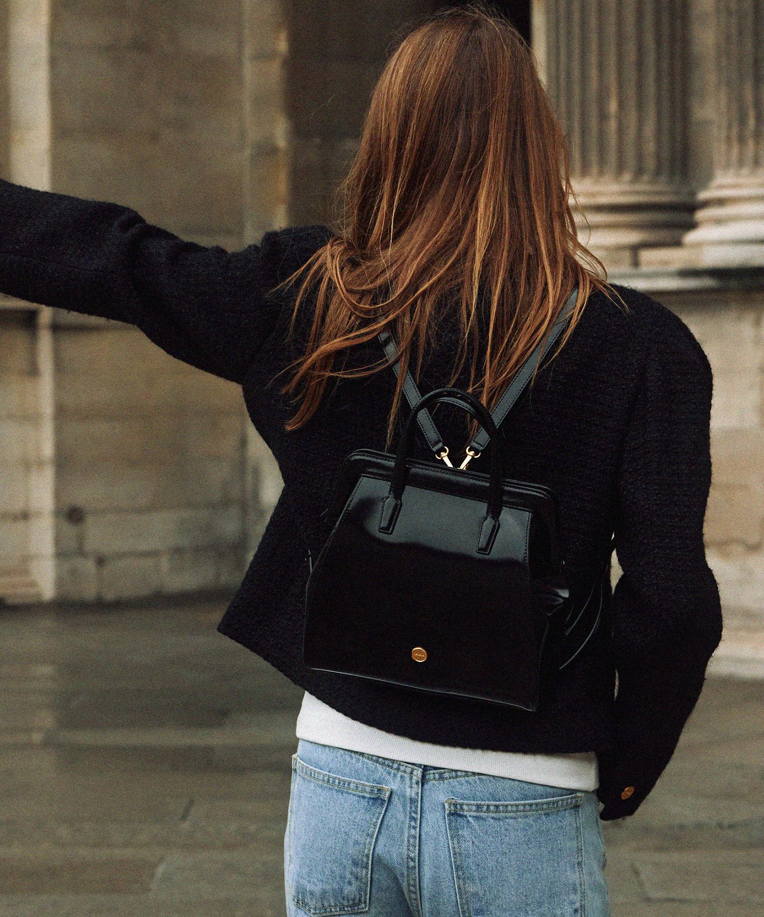 MUSINSA | LEMEME Sac Beau Black