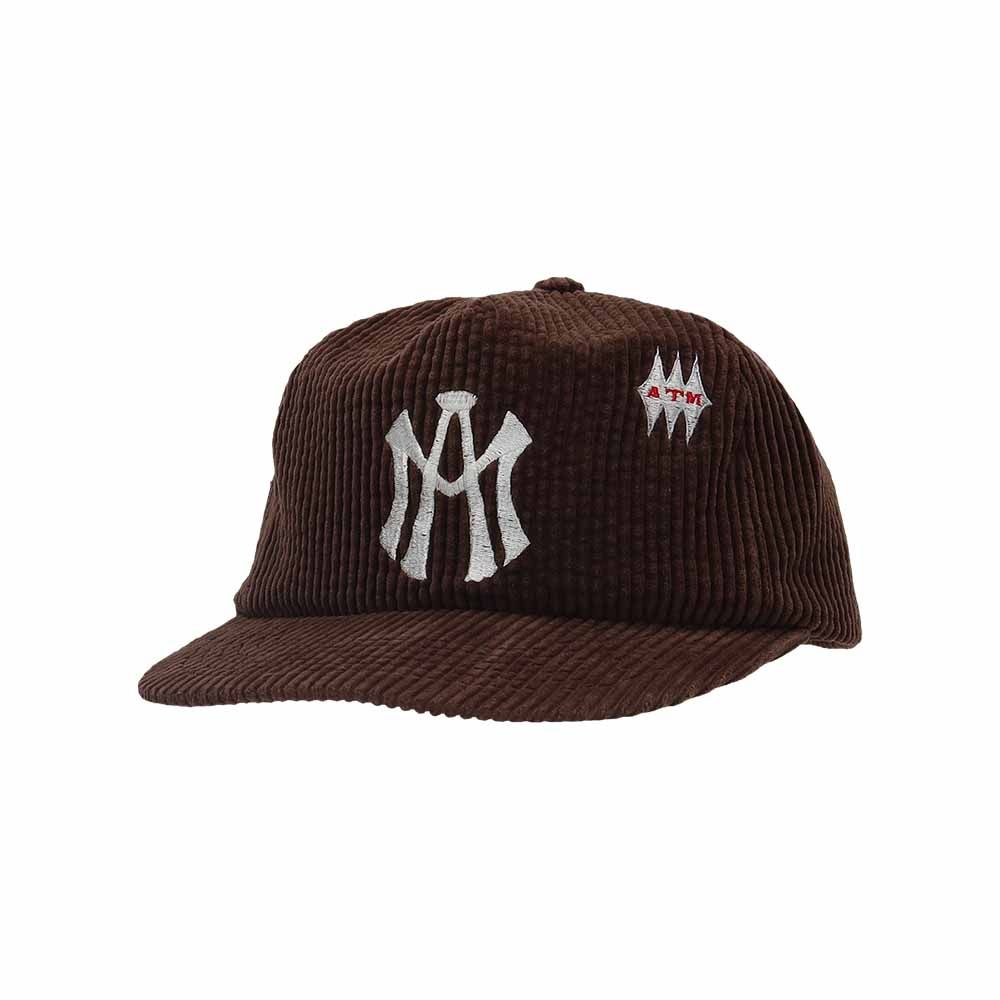 MUSINSA公式 | Aftermath ATM LOGO CORDUROY BALL CAP BROWN