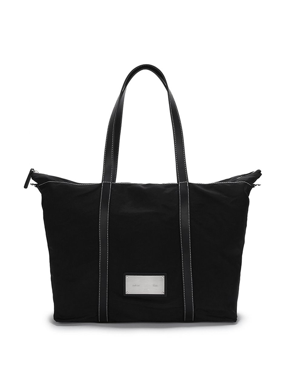 MUSINSA公式 | MATIN KIM FABRIC NEW SHOPPER BAG IN BLACK