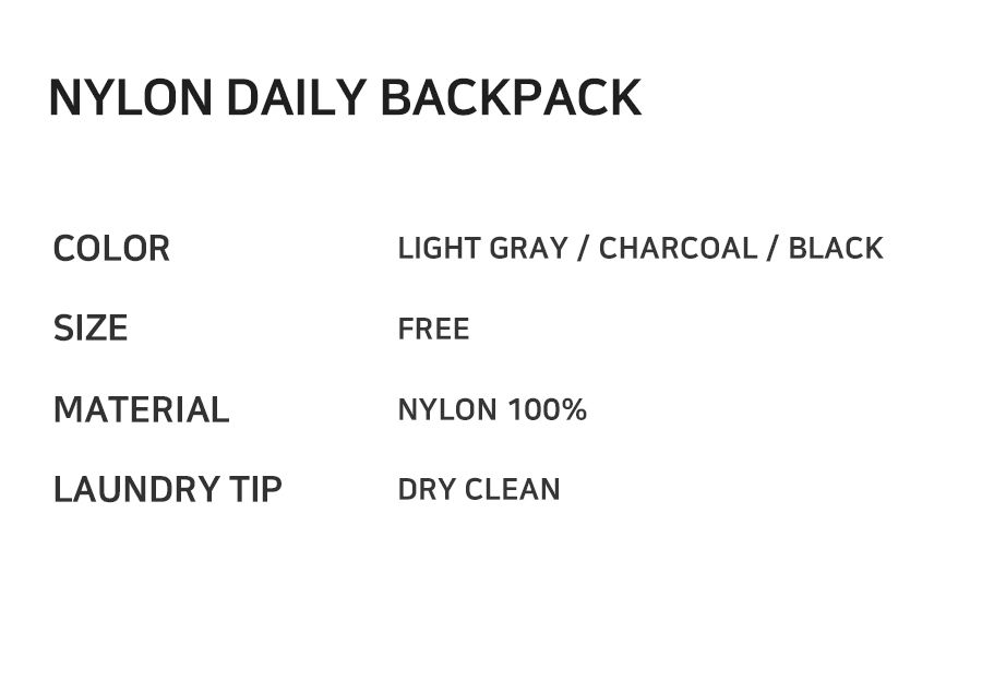 MUSINSA公式 | NOIAGO NOI1388 ナイロンデイリーバックパック (ライト