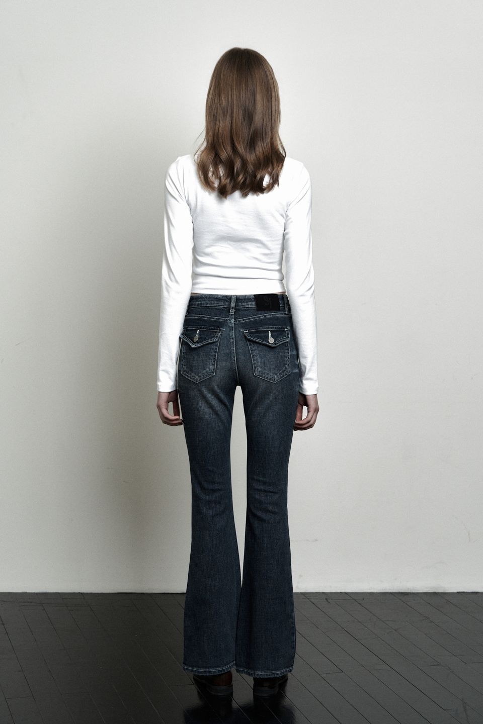 MUSINSA公式 | SYNERJYN SAND CAT WASHING DENIM PANTS BLUE