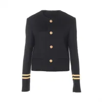 セリーヌ トリオンフ ラムスキン レザージャケット 34 レディース