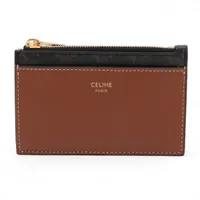 セリーヌ トリオンフ レザー フラグメントケース ブルー A3814340