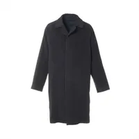 タリアトーレ ウール×キュプラ コート 48 メンズ ブラック BERT ラップ