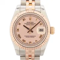 ロレックス デイトジャスト 179171 PG×SS PG×SS AT ピンク文字盤