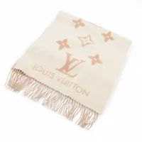 バーバリー ノバチェック マフラー カシミヤ ベージュ×ブルー A3483365