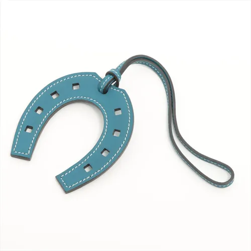 エルメス パドックシュバル レザー チャーム ブルー ABランクの買取