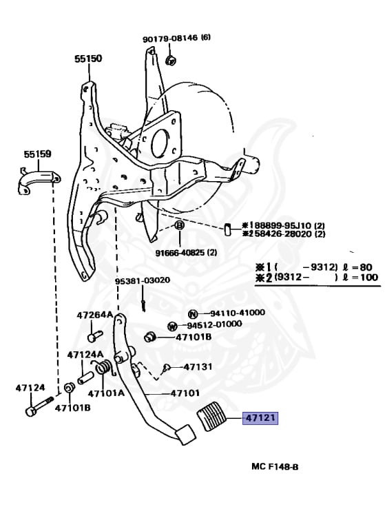 31321-14020 - Toyota - Pad, Clutch Pedal - Nengun Performance