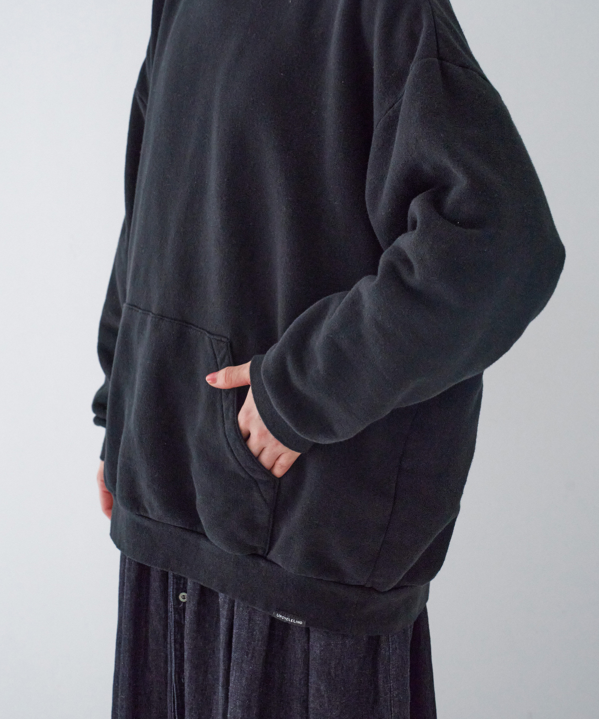 UpcycleLino] BASIC 裏毛ビッグパーカー ｜nest Robe / CONFECT ONLINE