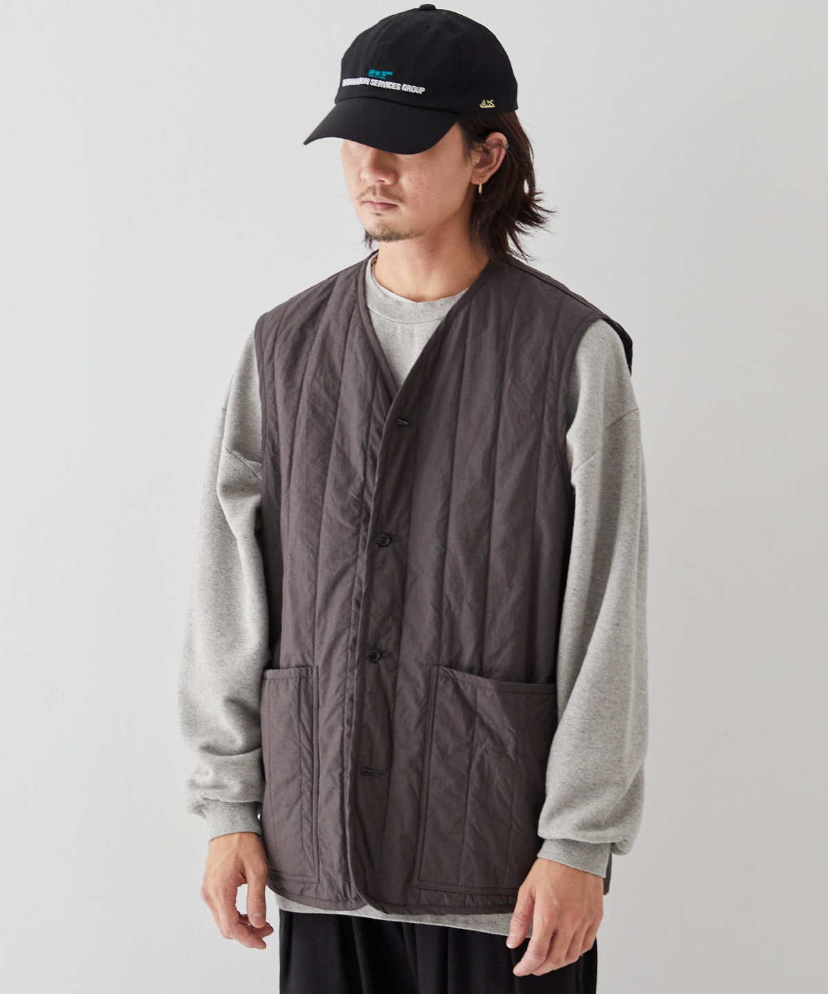 UpcycleLino] BASIC 裏毛ビッグスウェット｜nest Robe / CONFECT