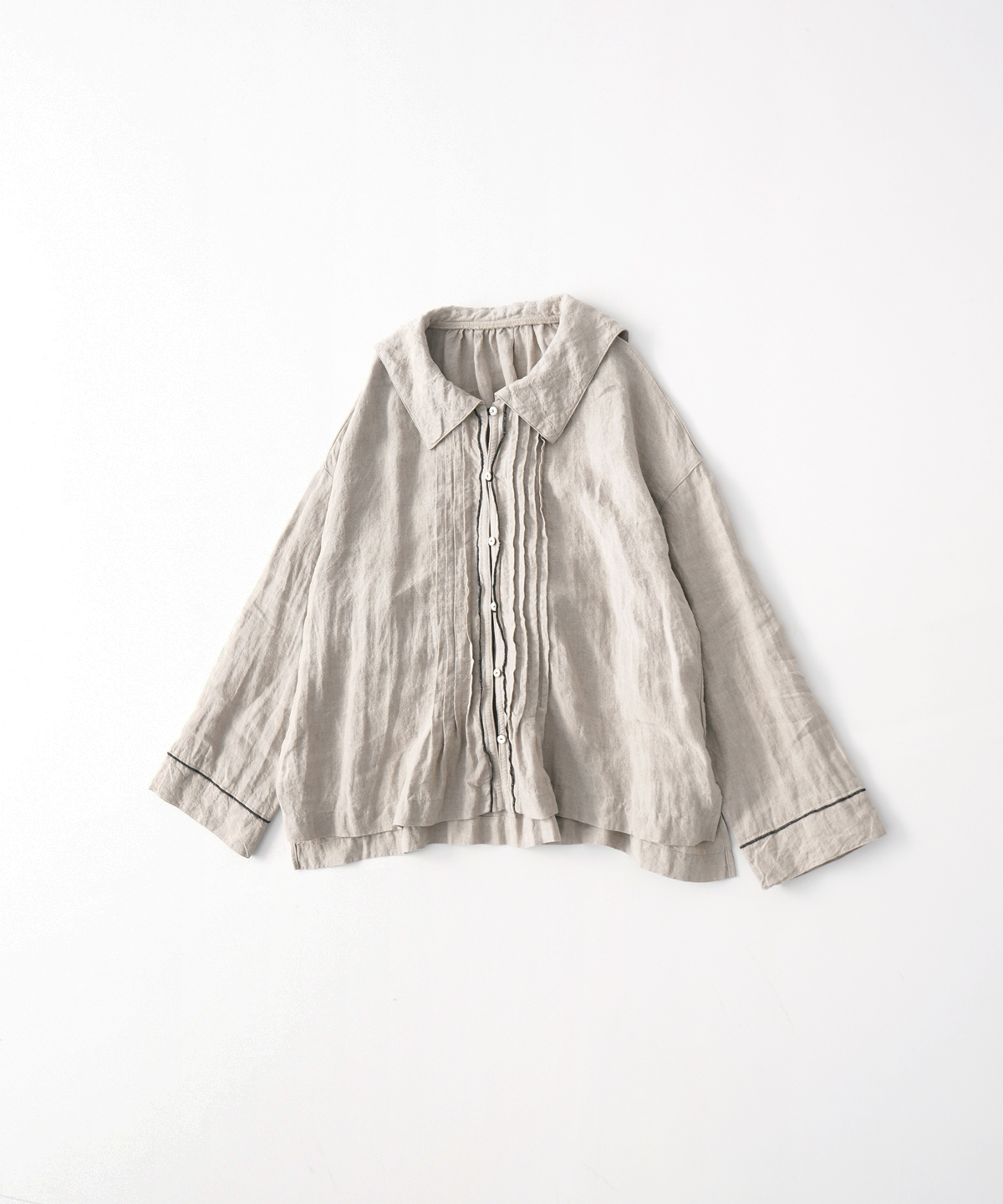 リネン配色メローセーラーブラウス｜nest Robe / CONFECT ONLINE SHOP