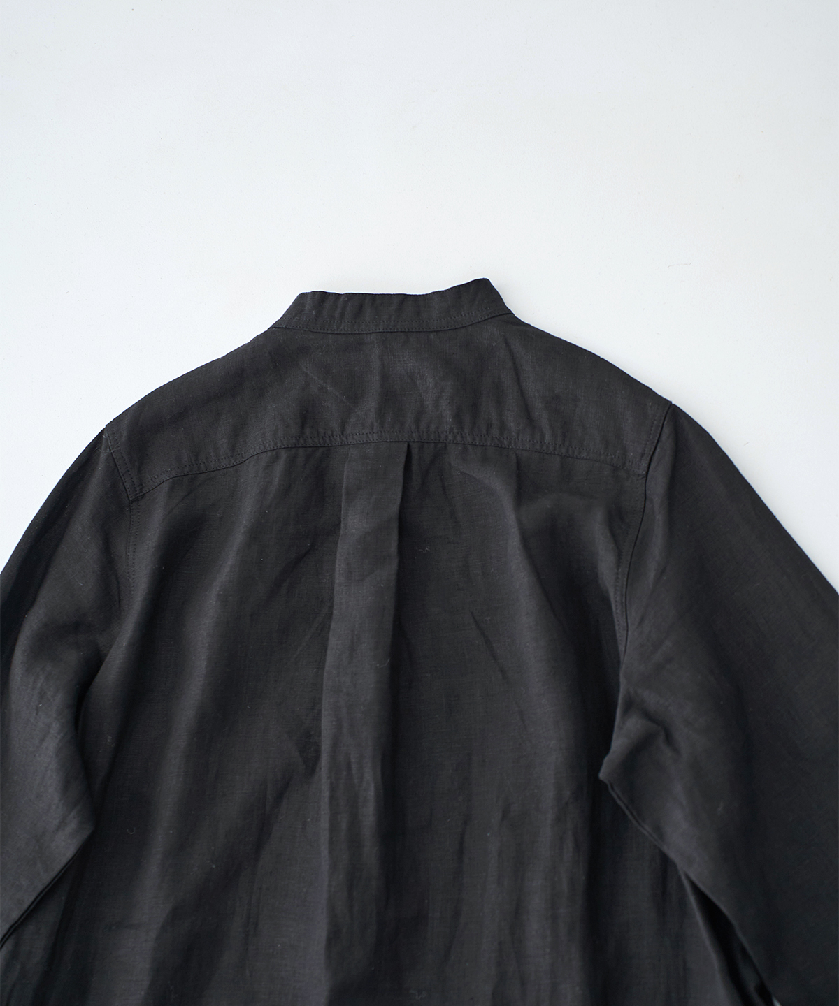 リネンバンドカラーシャツワンピース｜nest Robe / CONFECT ONLINE SHOP