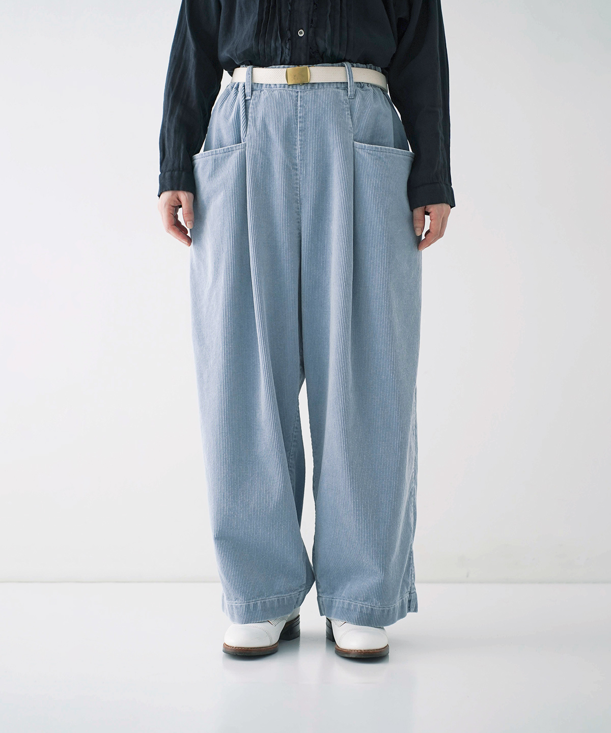 コーデュロイフロントポケットパンツ web limited｜nest Robe