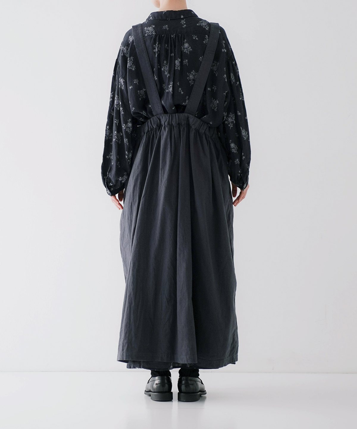 UpcycleLino] 起毛タック吊りスカート｜nest Robe / CONFECT ONLINE SHOP