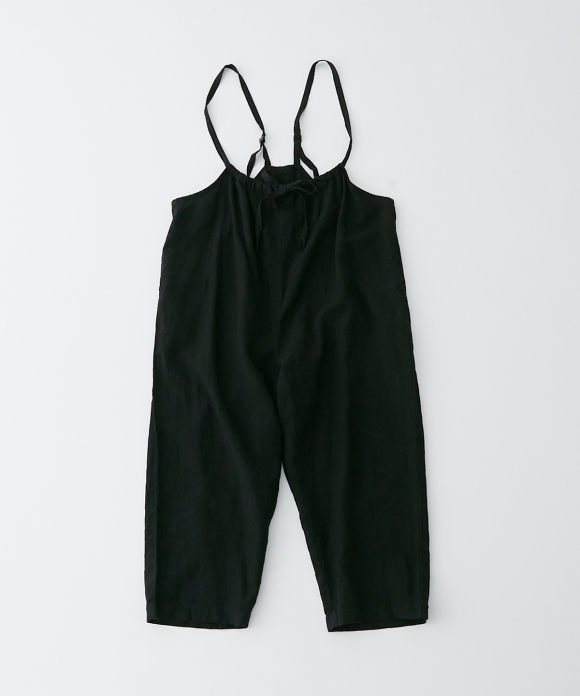 PICK UP】ブラックリネン ドロストサロペット | ONLINE SHOP | nest