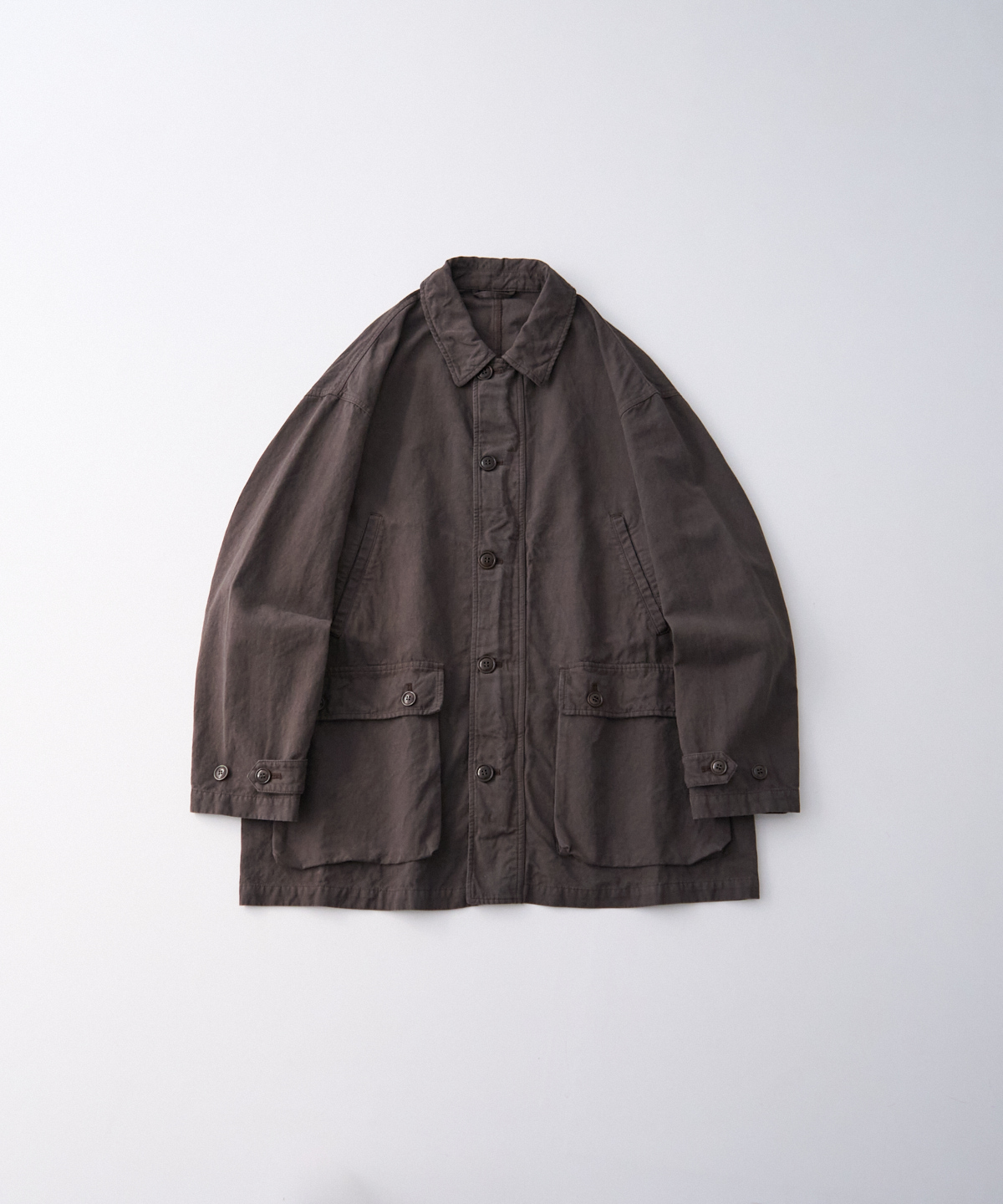 コットンリネンオックス 超撥水 ハンティングジャケット｜nest Robe