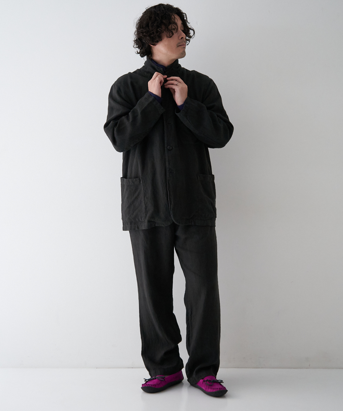 起毛リネン サックジャケット｜nest Robe / CONFECT ONLINE SHOP