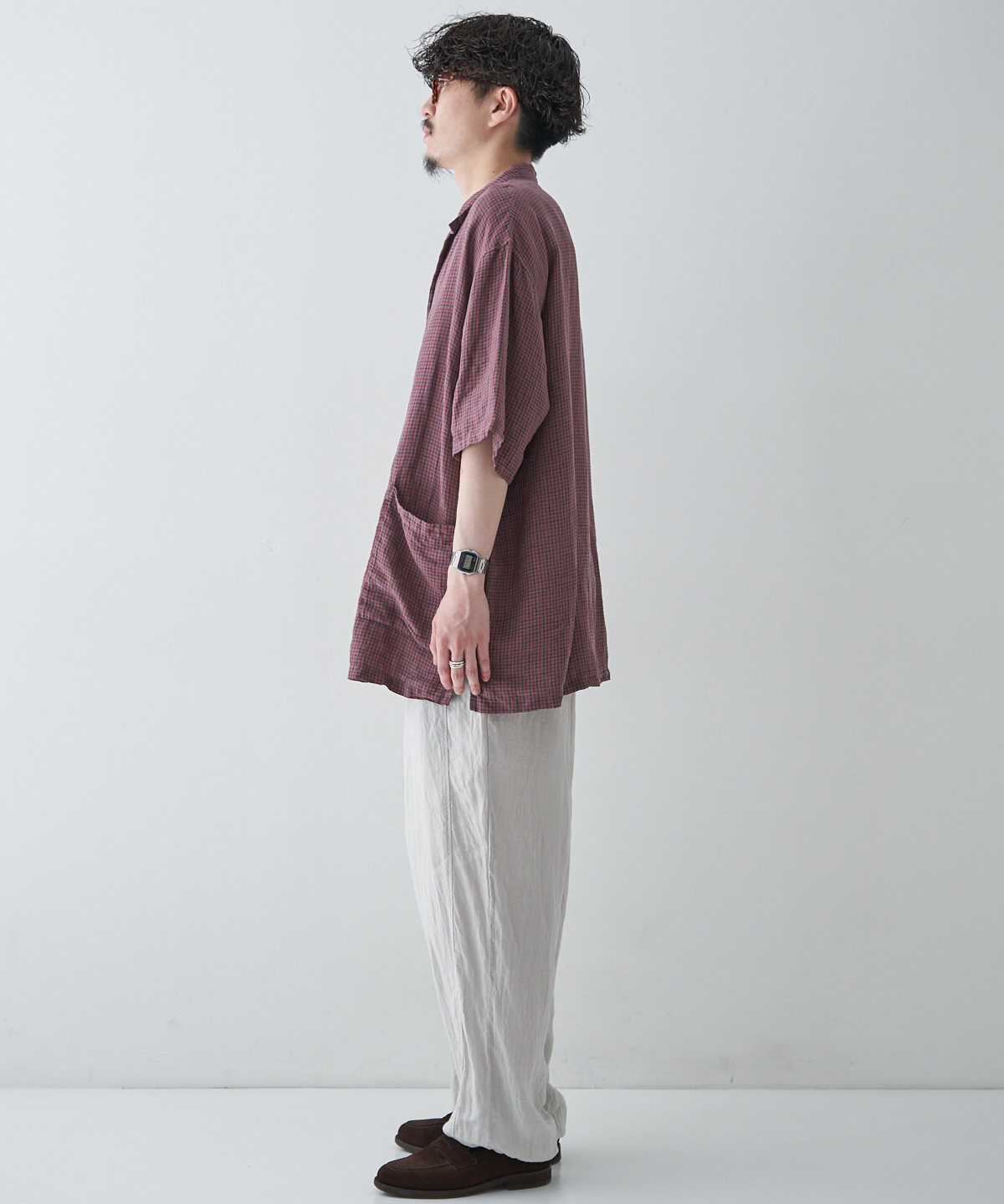 リネン和紙 トラックパンツ｜nest Robe / CONFECT ONLINE SHOP