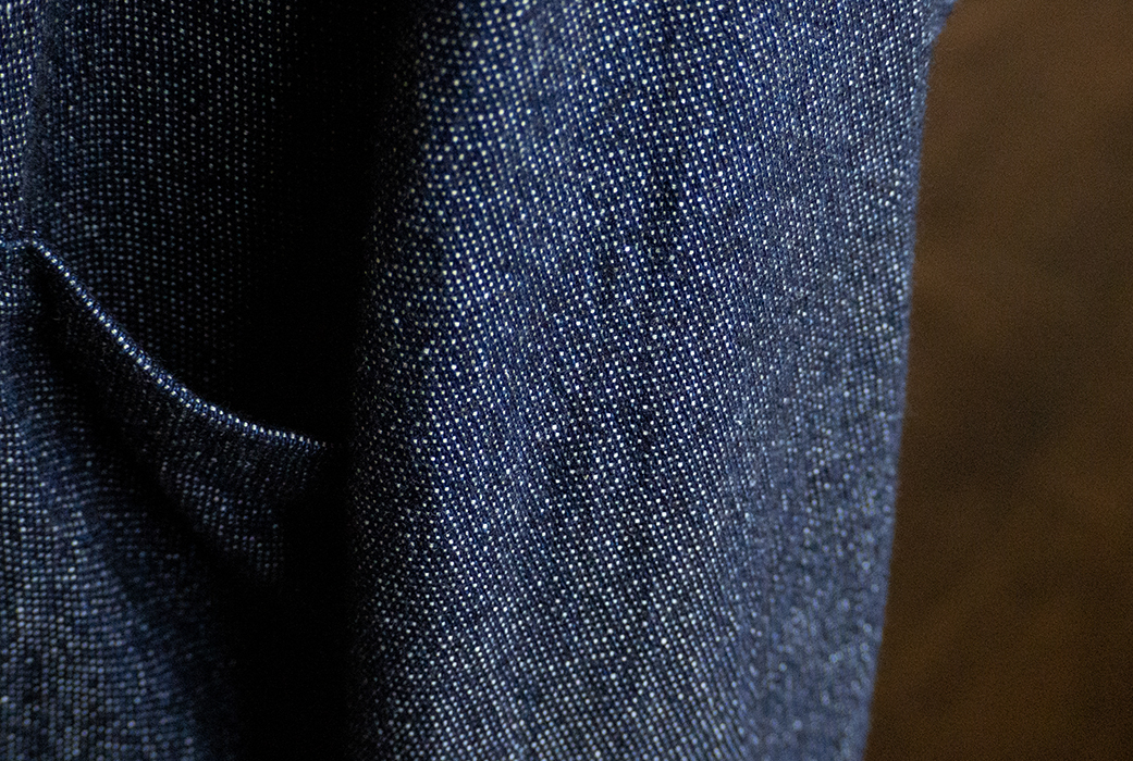 MOOD FOR BAGGY UpcycleLino wool blend denim｜nest Robe / CONFECT