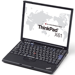 レノボ・ジャパン ThinkPad X61 (T7250/1G/80/XP/12.1 7675A63 - NTT-X