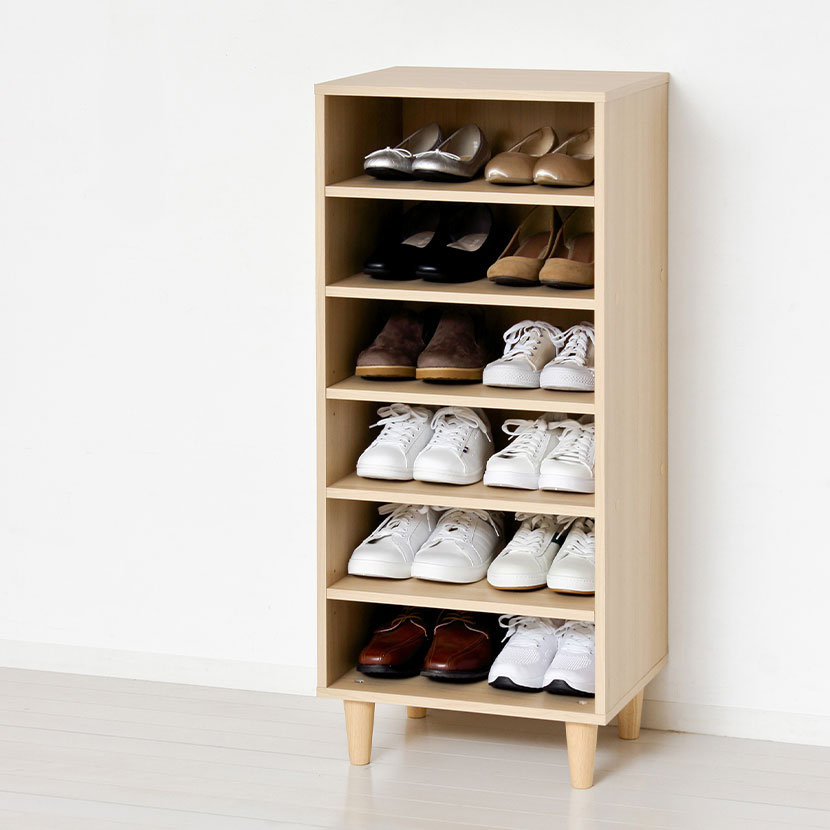 送料無料】 Newオープンシューズボックス シューズラック 6段 棚 靴箱