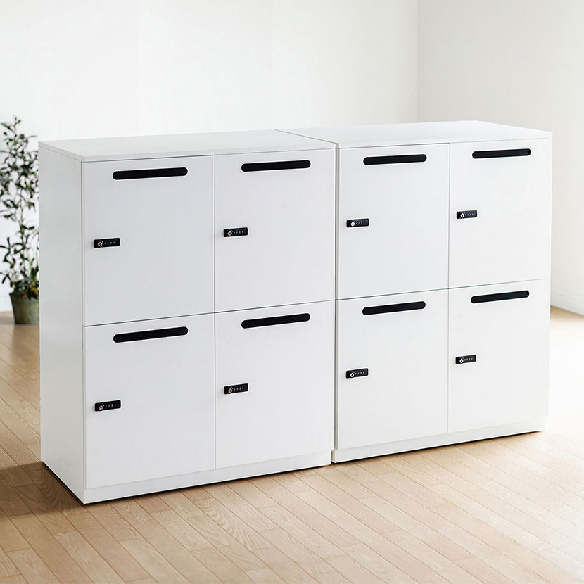 送料無料】 パーソナルロッカー 4人用 コワーキングスペース 手荷物