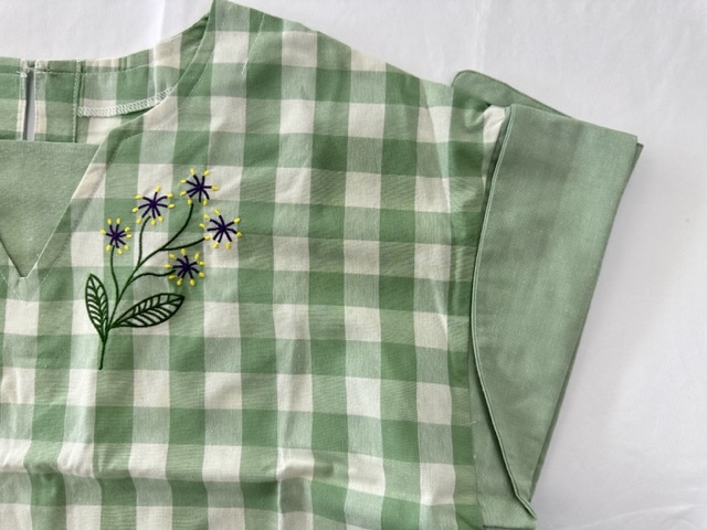 ギンガムチェックチュニックグリーン＜58＞ | ほんちゃる。