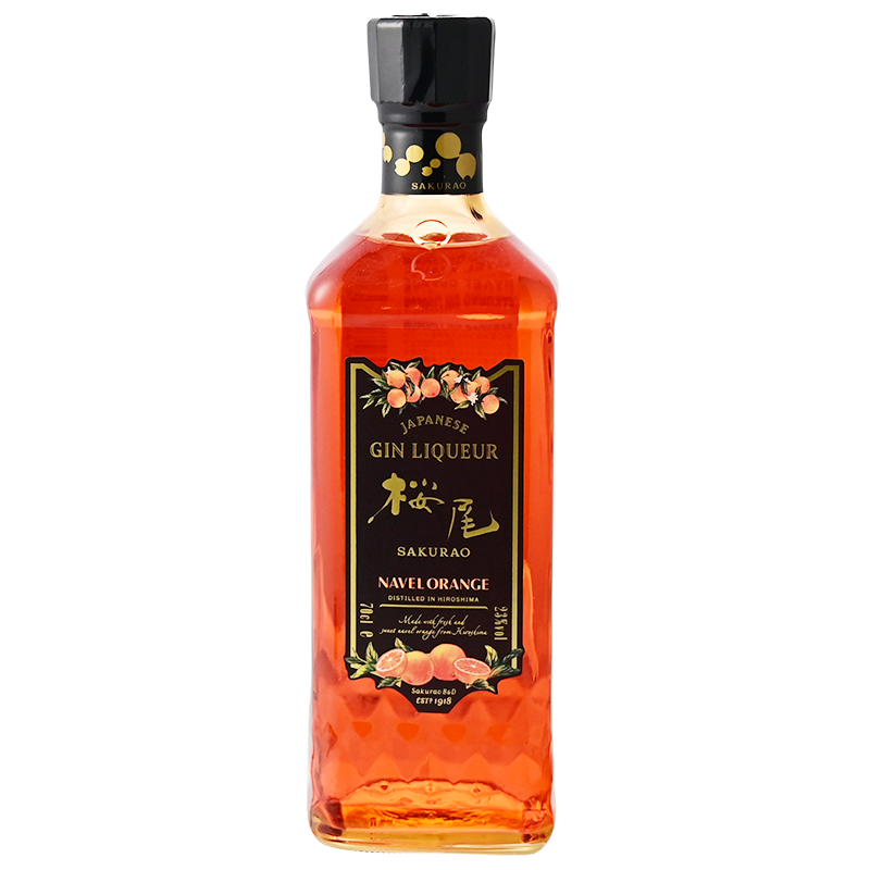 リキュール・オレンジ】SAKURAO GIN LIQUEUR NAVEL ORANGE 桜尾 70