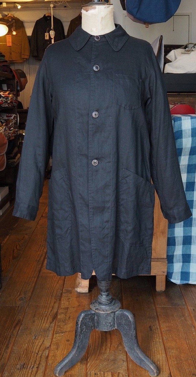 ジャンゴ アトゥール リネン ストア コート ブラック Mサイズ