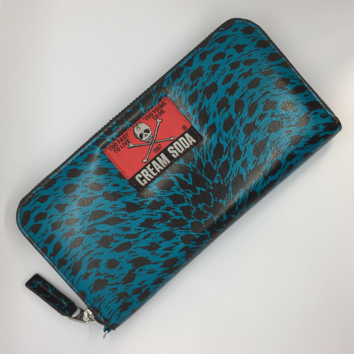 CS ラウンドファスナーウォレットBLUE | ピンクドラゴン