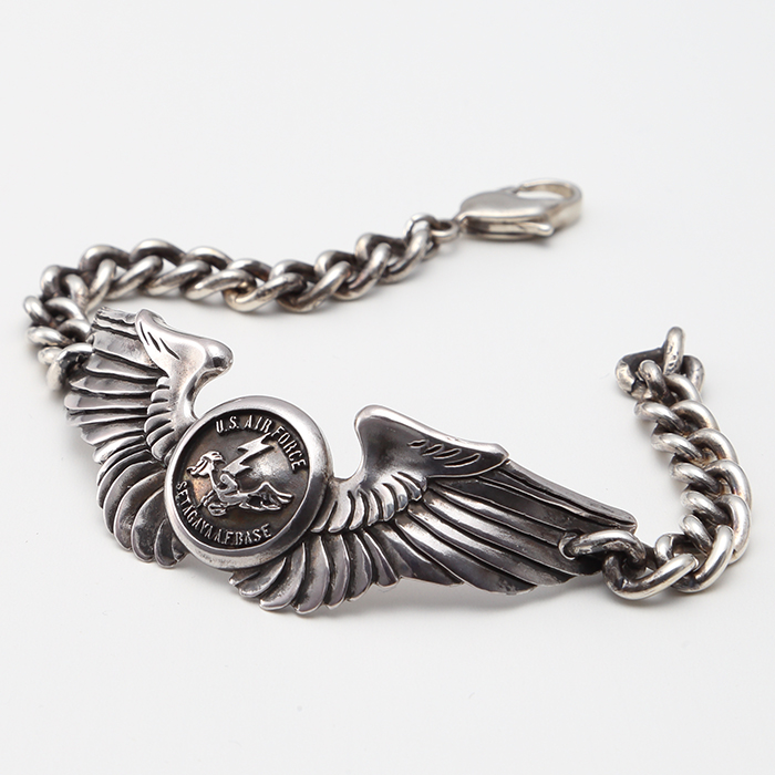 S.E.A.F. スターリングシルバー・ウイングブレスレット | 世田谷ベース