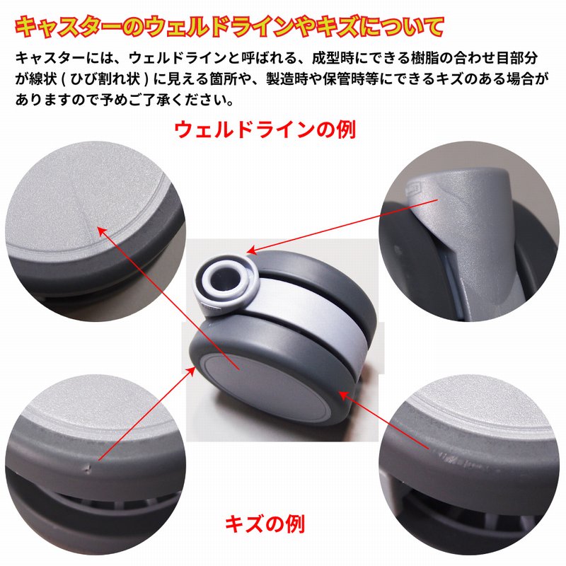 リモワマルチホイールに使える代用品双輪キャスター 1個 タイヤ直径