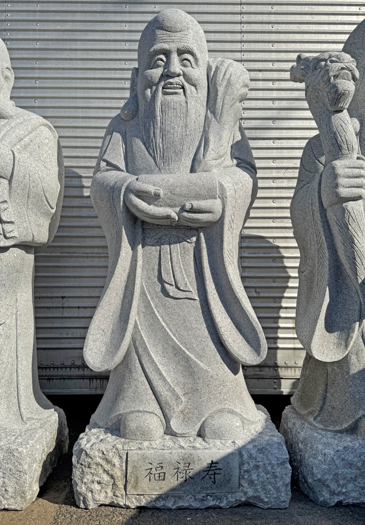 楽天市場】御影石彫刻 七福神 石像 高さ約1m70cm～約1m80cm 石仏 仏像