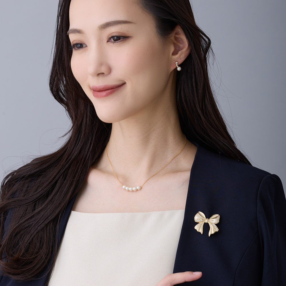 楽天市場】【25%OFFクーポン対象！】 ブローチ 日本製 K18GP リボン