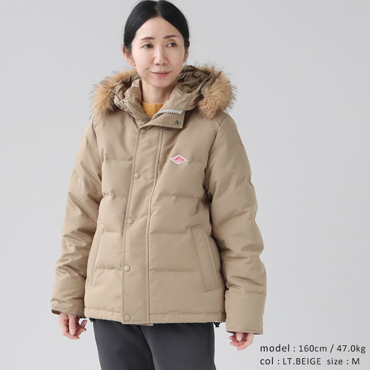 楽天市場】DANTON ダントン｜フェイクファー フードダウンジャケット