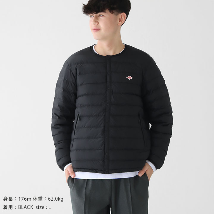 楽天市場】DANTON ダントン｜メンズ クルーネック インナーダウン