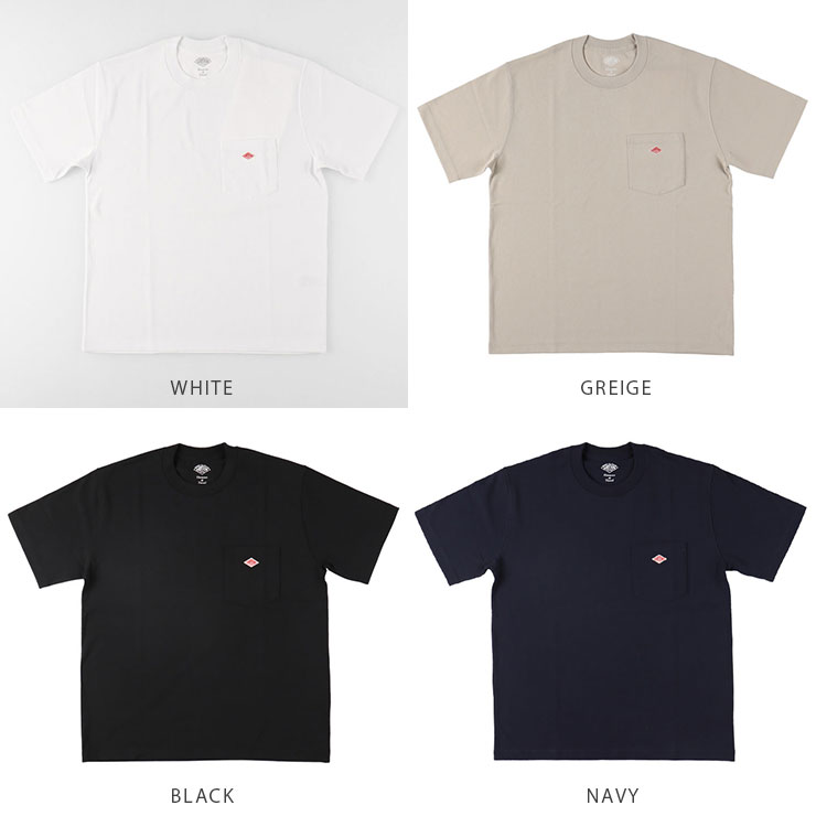 楽天市場】DANTON(ダントン) コットンポリエステル ポケットTシャツ