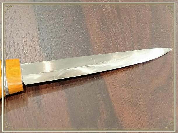 楽天市場】アイヌ文様 木彫りマキリ中 小刀 アウトドア フィッシング