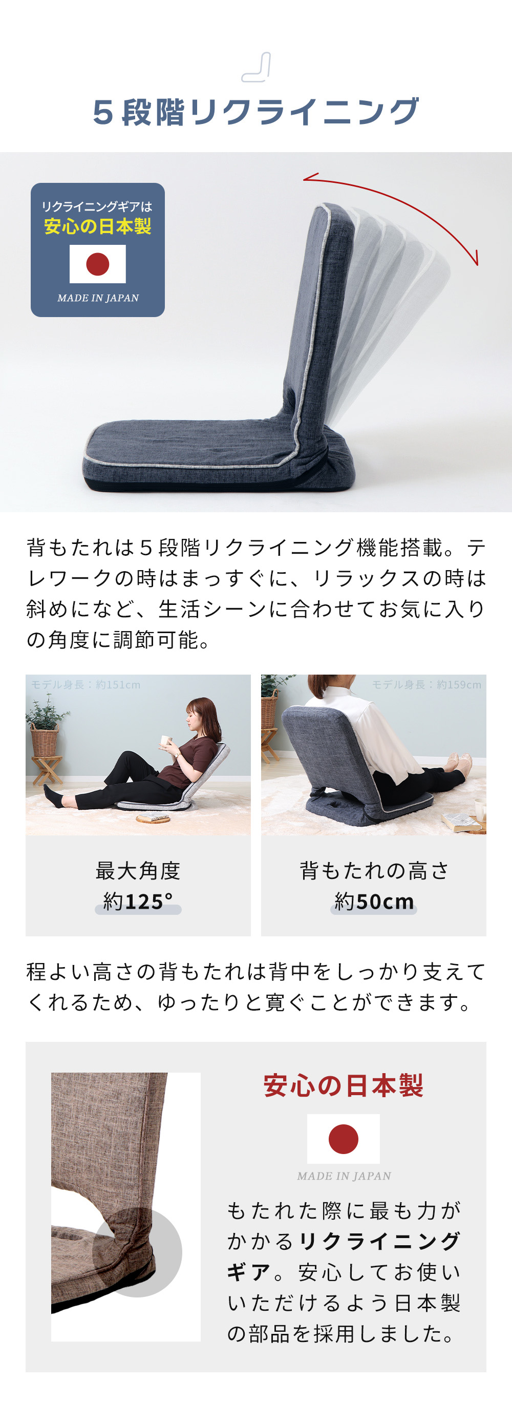 折り畳みフロアチェア polako ポラコ 1台単品 ヤマソロ 座椅子