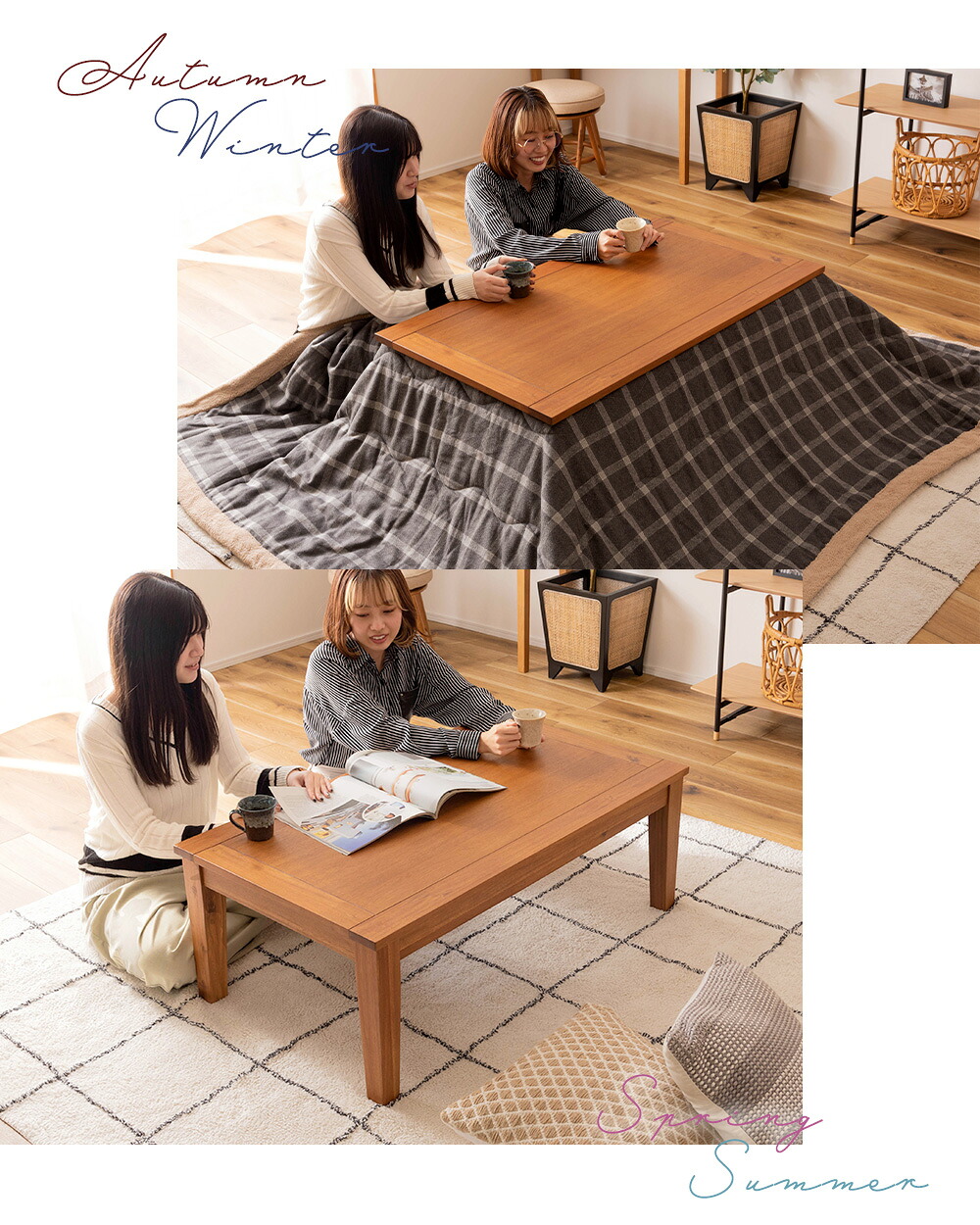 こたつテーブル 長方形 105幅 KT-116 | ヤマソロ公式