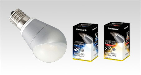 【新品・未使用】Panasonic LED電球 斜め取付け専用 25形（8個） Amazon | パナソニック EVERLEDS LED電球(密閉型器具対応・E17口金