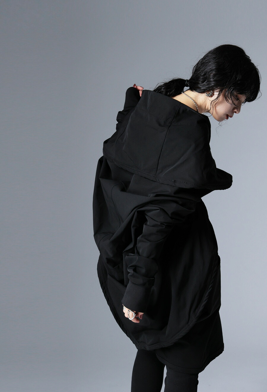 変形 モード コクーンコート レディース アウター 送料無料・再入荷